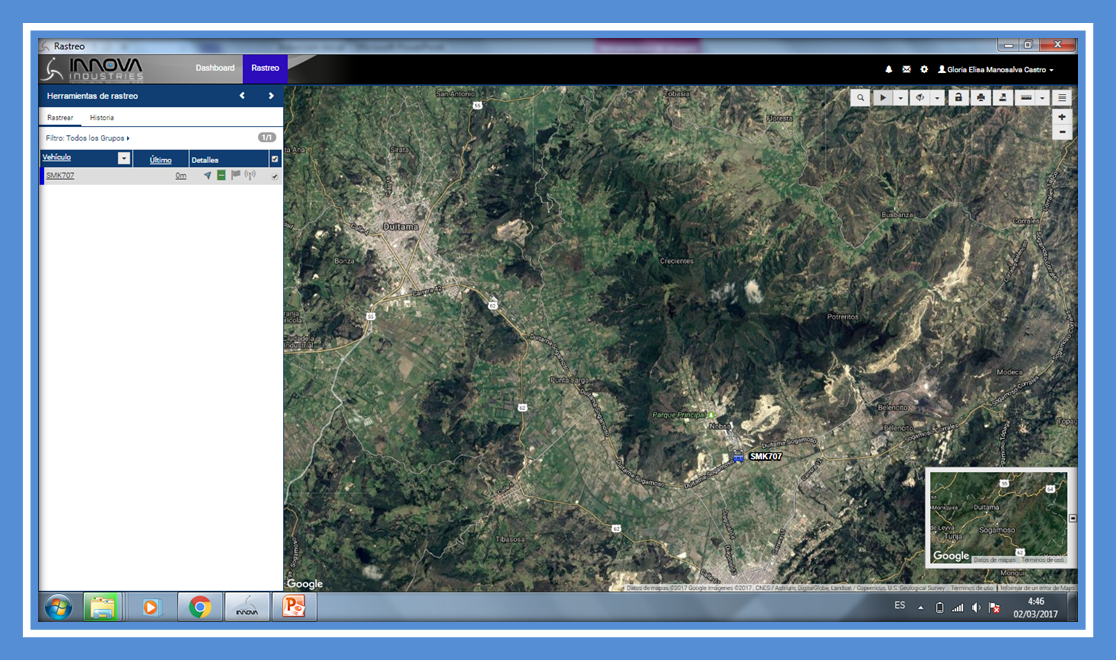 Monitoreo Individual de cada vehiculo